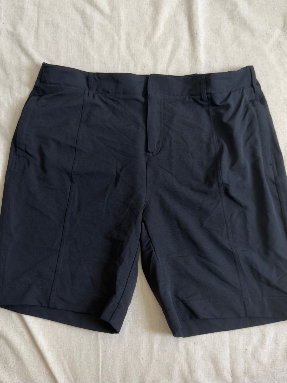 Men's Black Performance Bermuda Shorts
